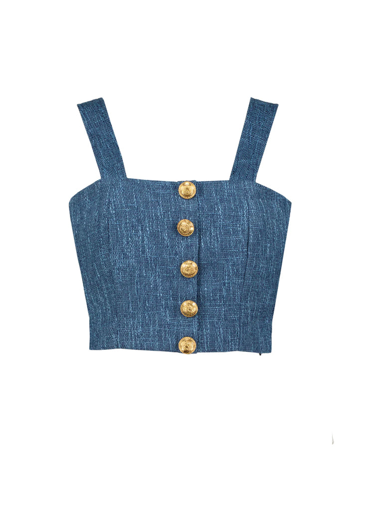 Parker Tweet Top - Azul by Bishop + Young | 25 South Boutiques