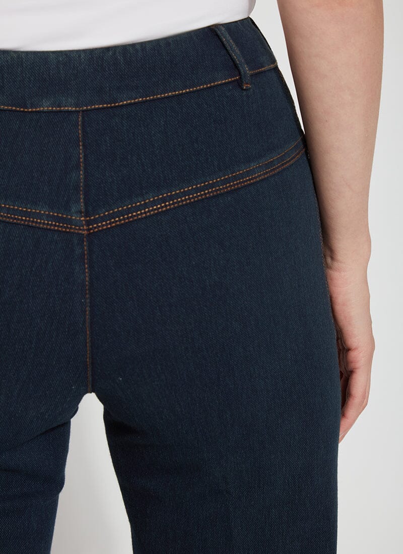 Payton Wide Leg Crop - Indigo by Lysse — view 4