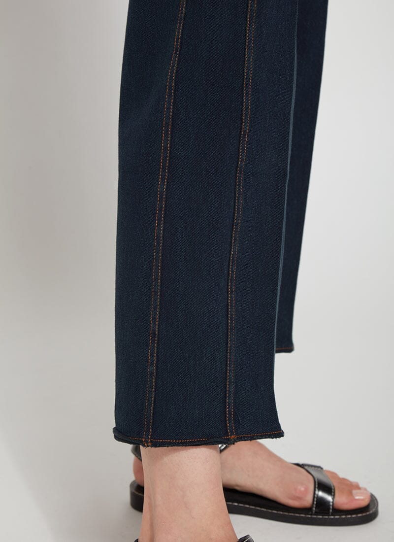 Payton Wide Leg Crop - Indigo by Lysse — view 5