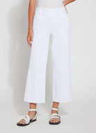 Payton Wide Leg Crop - White by Lysse | 25 South Boutiques