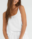 Ecovera Camisole - Pearl White by Bella Dahl | 25 South Boutiques