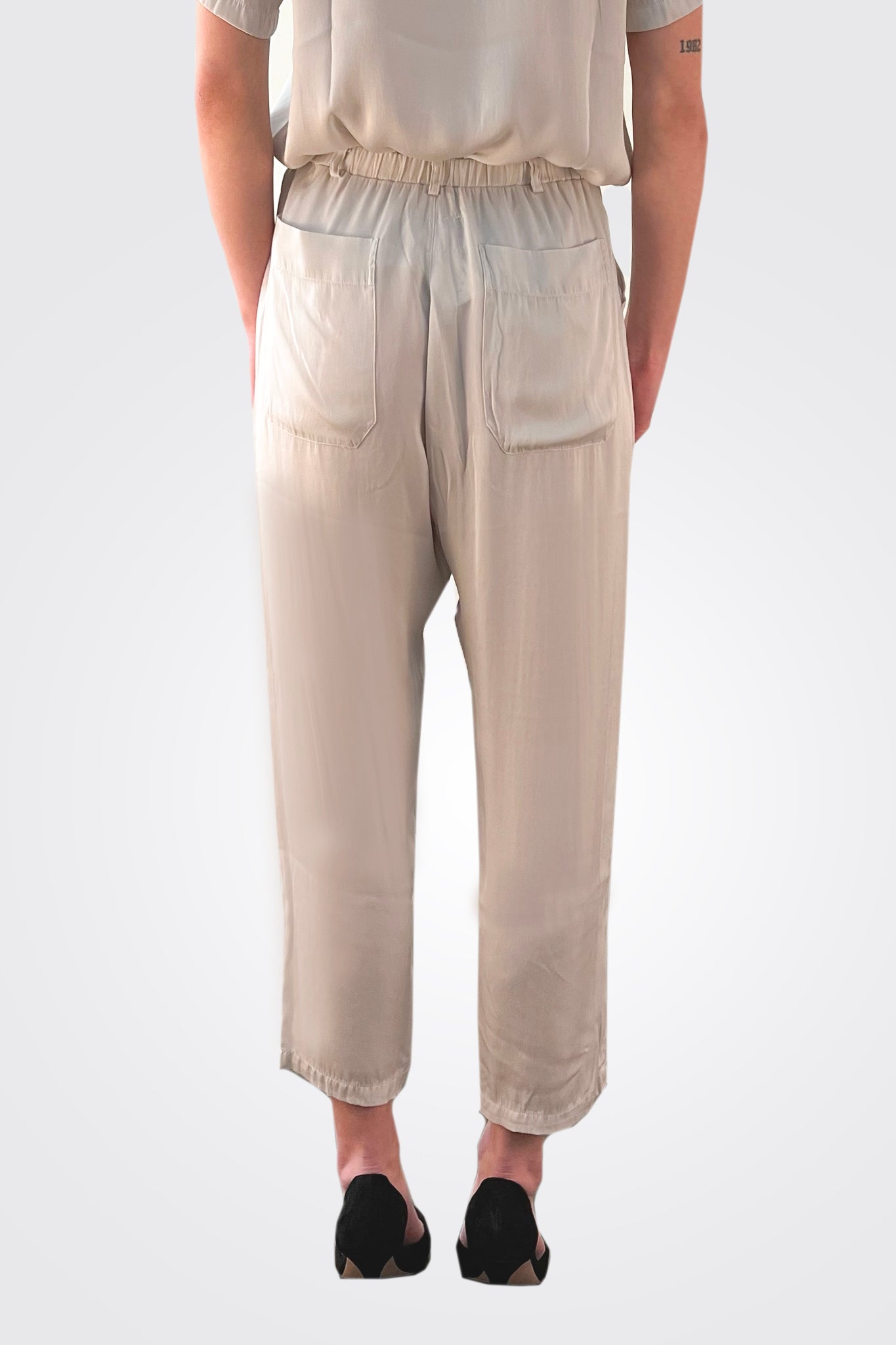 Silk Trousers - Pearl by Private 0204 — view 5