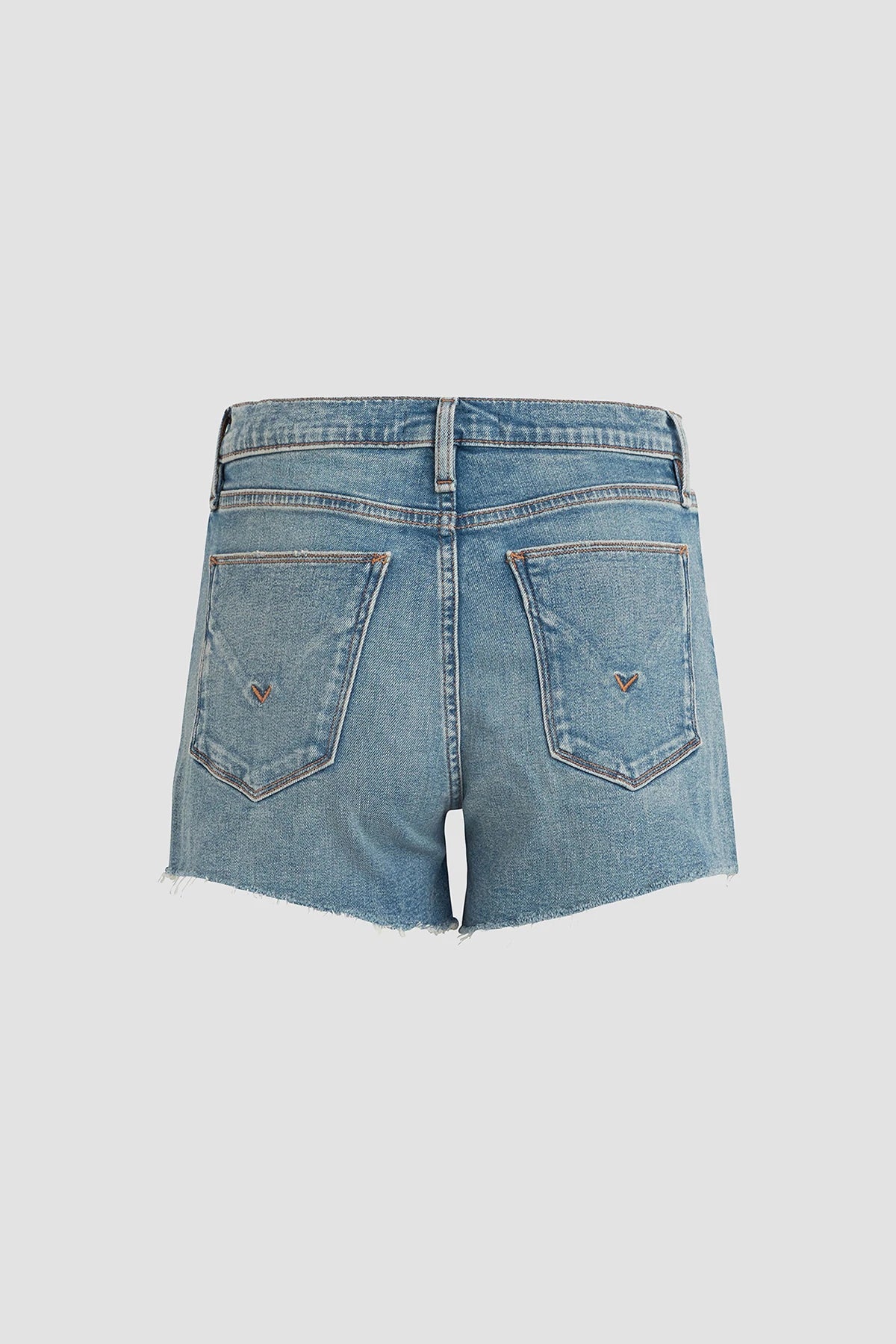 Gemma Mid Rise Cut Off Shorts - Pearls by Hudson — view 8