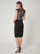 Penny Dress - Black / Platinum by Catherine Deane — alternate view