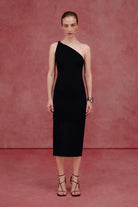 Persephone Dress - Black by Galvan London — view 3