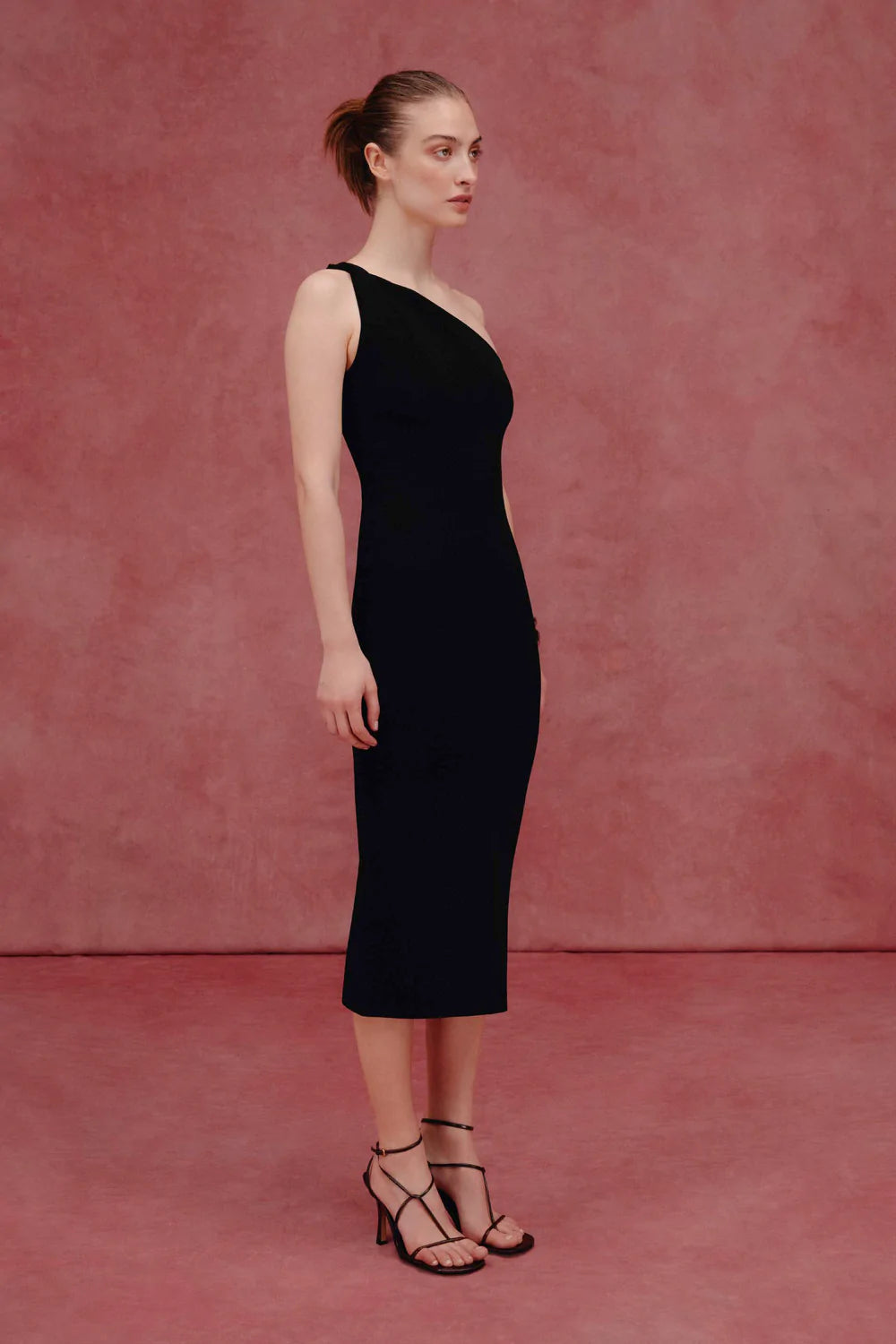 Persephone Dress - Black by Galvan London — view 4