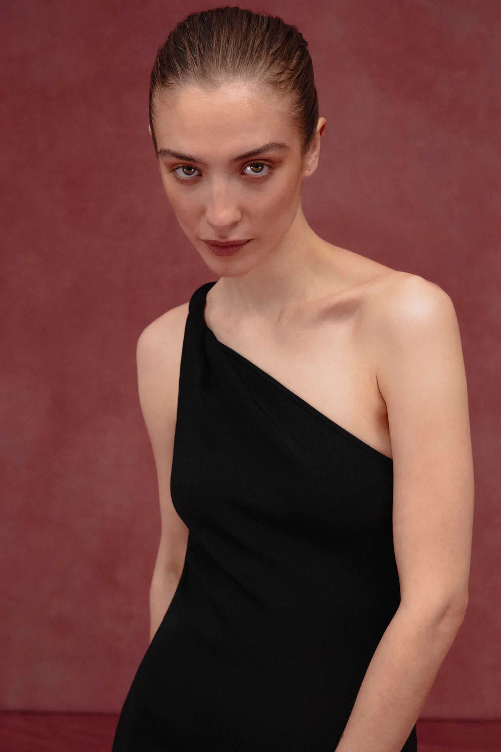 Persephone Dress - Black by Galvan London — view 6