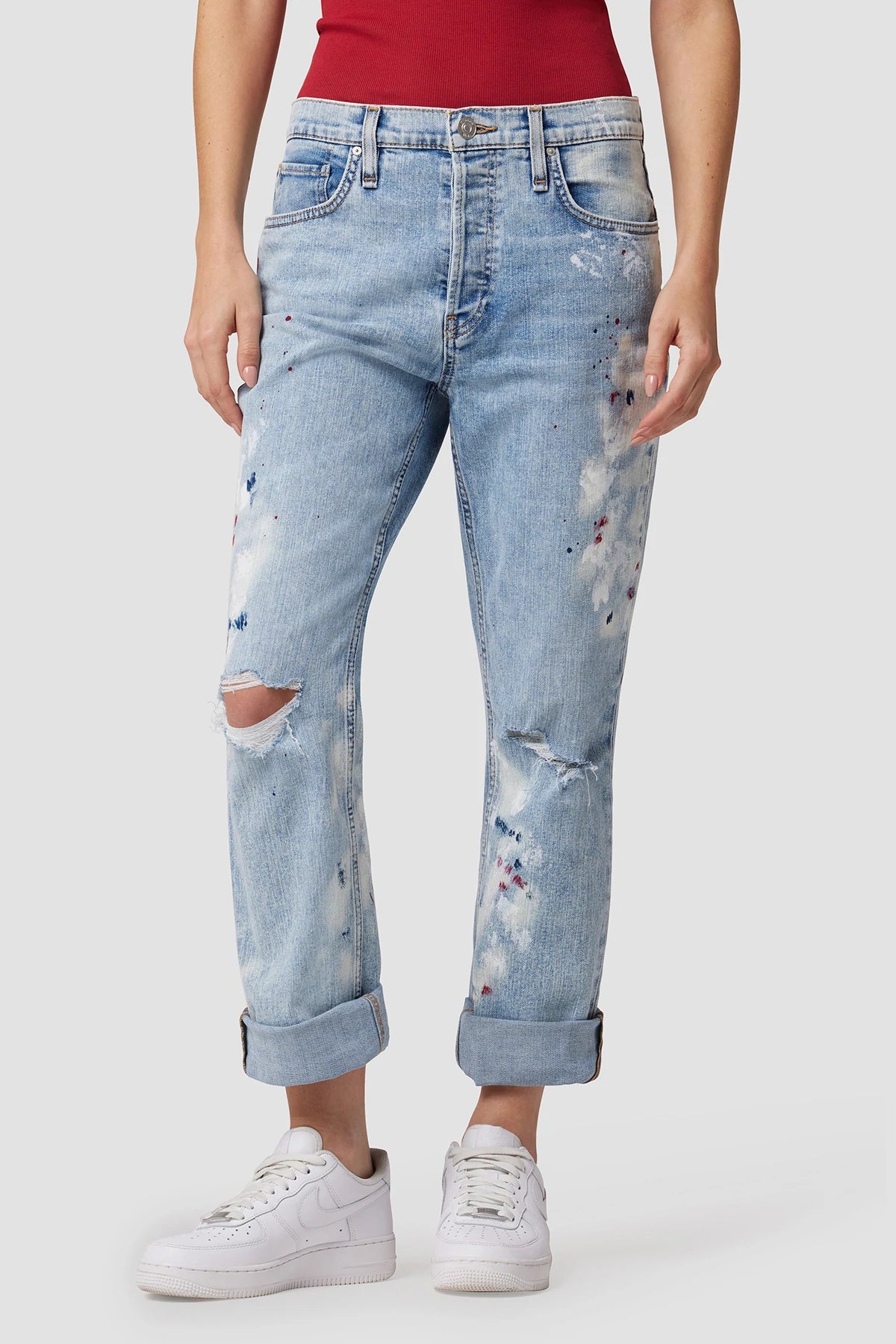 Thalia 90s Loose Fit Jean - Pigment Explosion by Hudson | 25 South Boutiques