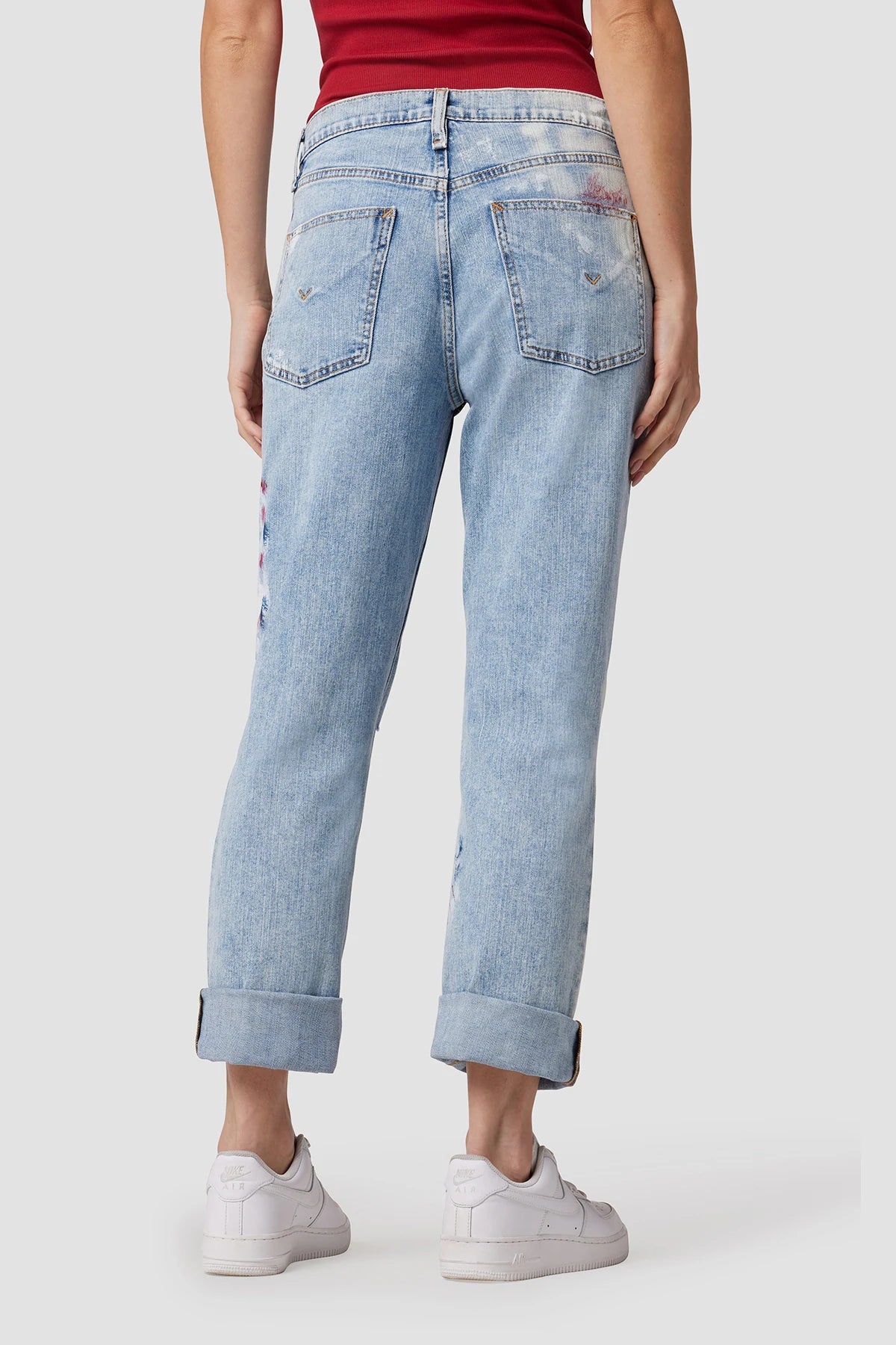 Thalia 90s Loose Fit Jean - Pigment Explosion by Hudson — view 3