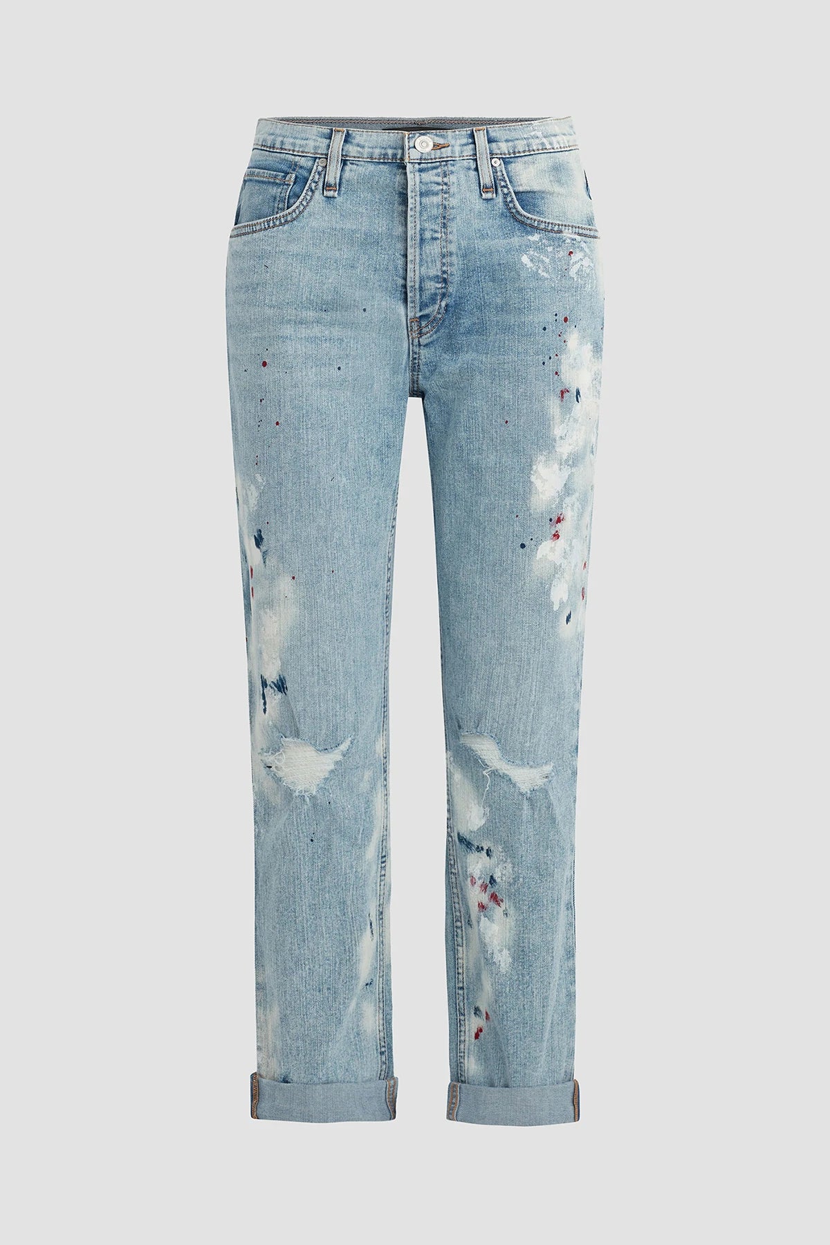 Thalia 90s Loose Fit Jean - Pigment Explosion by Hudson — view 4