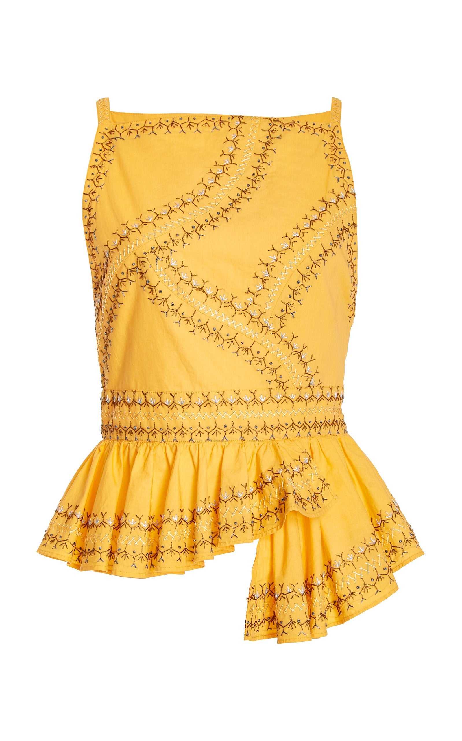Pilar Top - Papaya by Ulla Johnson — view 7