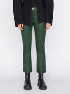 Leather Le Crop Mini Boot - Pine by Frame — alternate view
