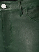 Leather Le Crop Mini Boot - Pine by Frame — view 4