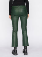 Leather Le Crop Mini Boot - Pine by Frame — view 7