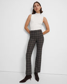 Plaid Wool Straight Jean - Multi by Theory | 25 South Boutiques
