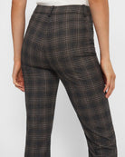 Plaid Wool Straight Jean - Multi by Theory — alternate view