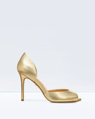 Gadot Peep Toe Pump - Platinum by Veronica Beard | 25 South Boutiques