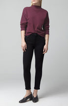 Rocket Crop Mid Rise Skinny - Plush Black by Citizens of Humanity | 25 South Boutiques