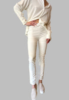Corduroy Legging Pants- Natural by Kristensen | 25 South Boutiques