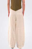 Wide Leg Trousers - Ivory by Transit Par-Such — view 3