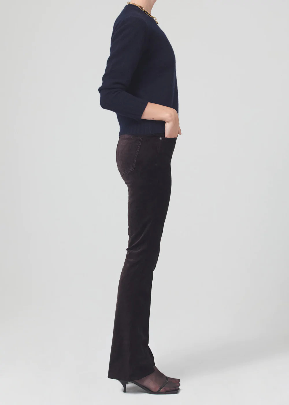 Lilah High Rise Bootcut 30" Velvet - Pony by Citizens of Humanity — view 3
