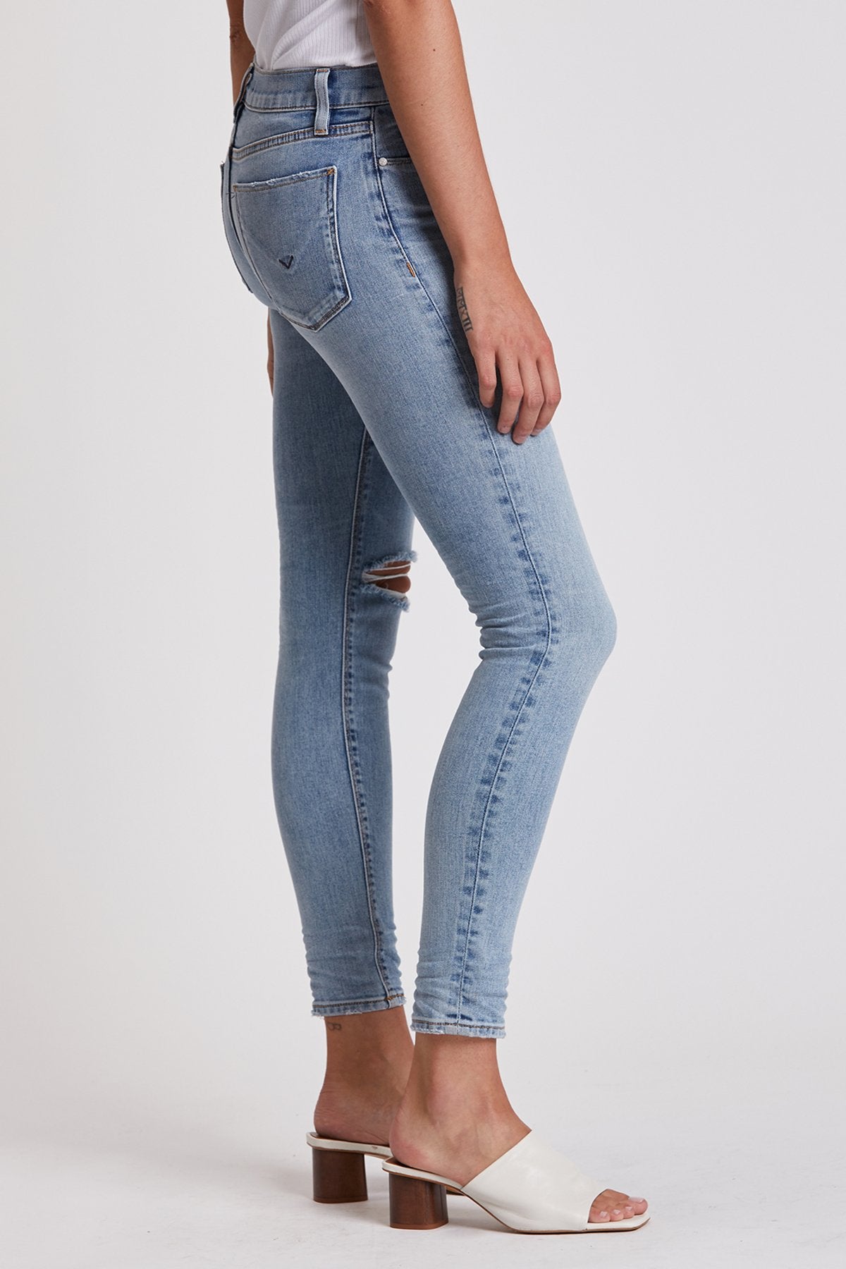 Barbara High Rise Super Skinny Ankle - Presto by Hudson — view 5