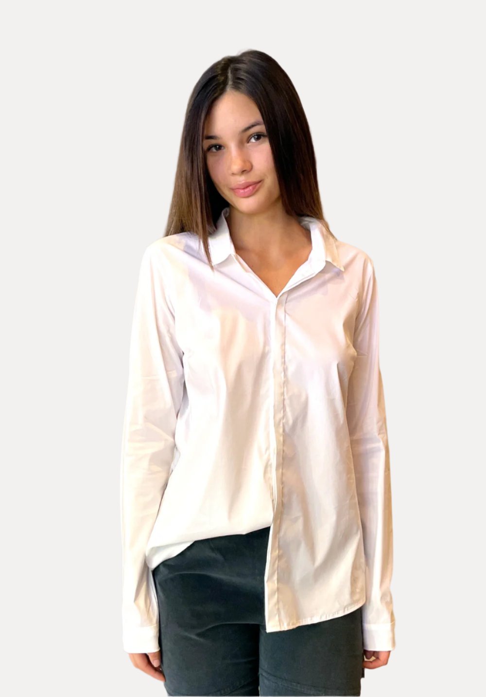 Button Down Shirt - White by Private 0204 | 25 South Boutiques