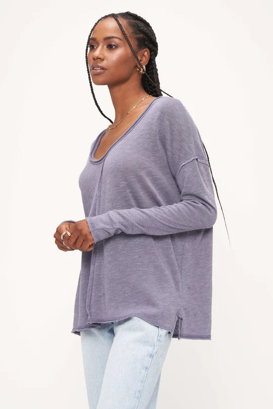 Get Up & Go Long Sleeve- Dark Shadow by Project Social T — view 3