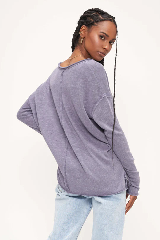 Get Up & Go Long Sleeve- Dark Shadow by Project Social T — view 4