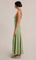 Indya Knit Maxi Dress - Pistachio by Bec & Bridge — view 4