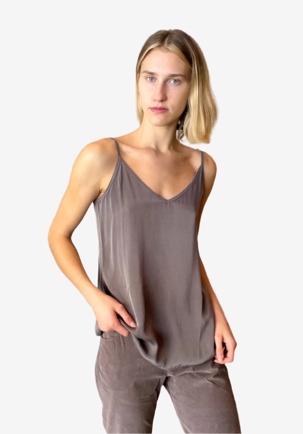 Silk Tank - Old Cafe by Private 0204 | 25 South Boutiques