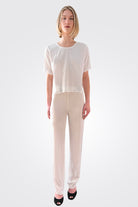 Silk Tapered Trousers - Sandy by Private 0204 | 25 South Boutiques