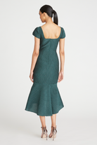 Rae High Low Cocktail Dress - Pine by Theia — alternate view