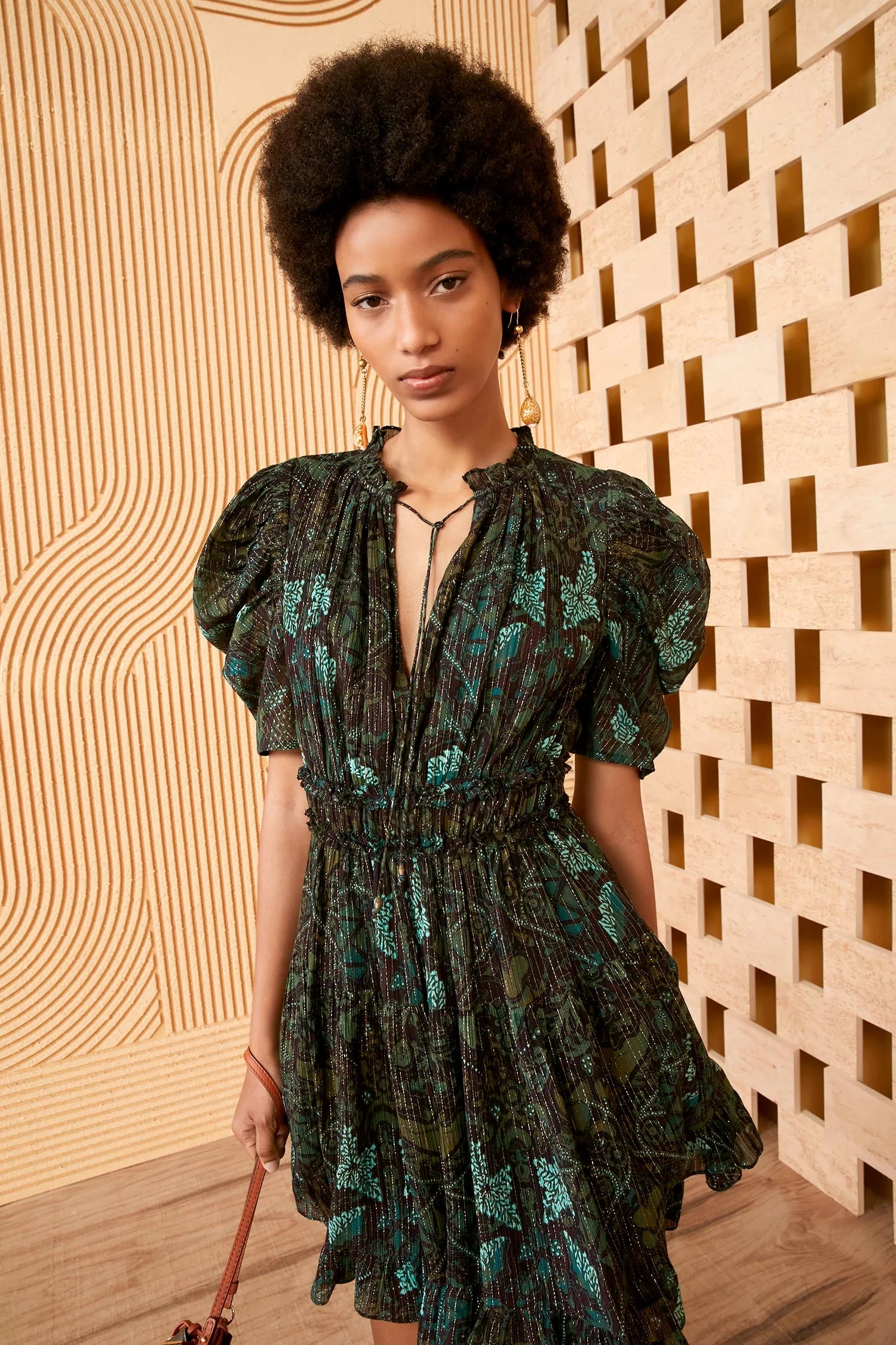 Ada Dress - Rainforest by Ulla Johnson — view 3
