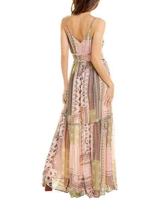 Theodora Print Dress - Powder Pink Combo by Ramy Brook — alternate view