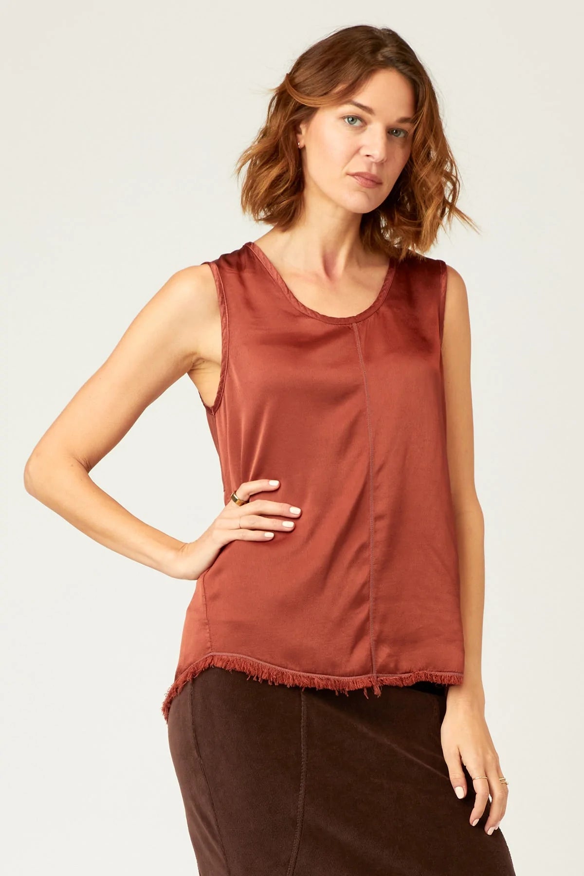 Rayden Tank - Dark Nubuck by XCVI | 25 South Boutiques