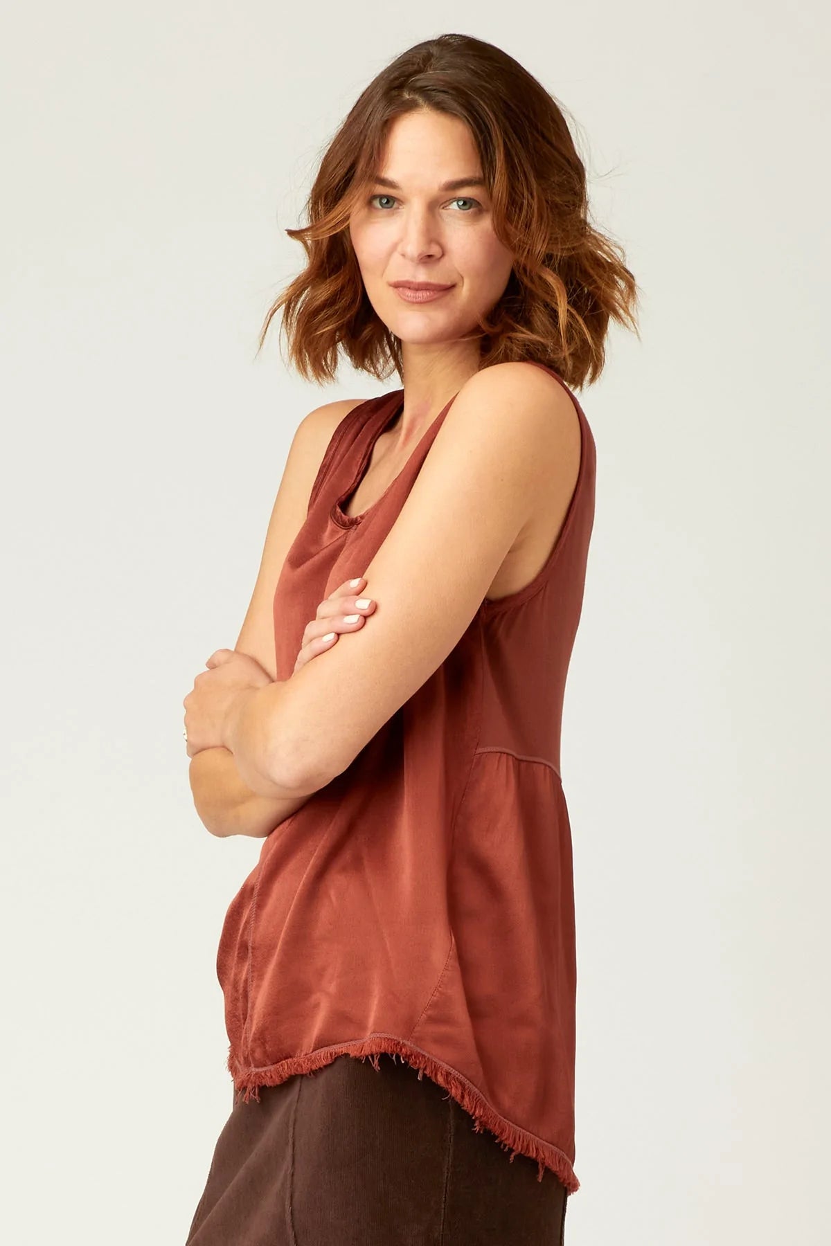Rayden Tank - Dark Nubuck by XCVI — alternate view