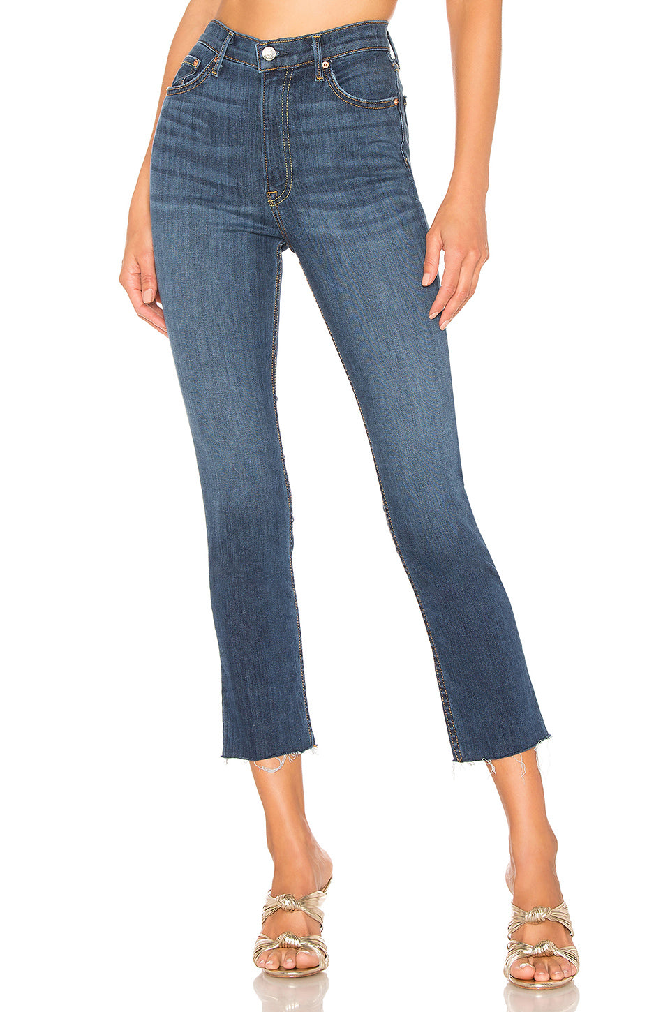 Reed Cropped Jeans - Night Light by Grlfrnd | 25 South Boutiques