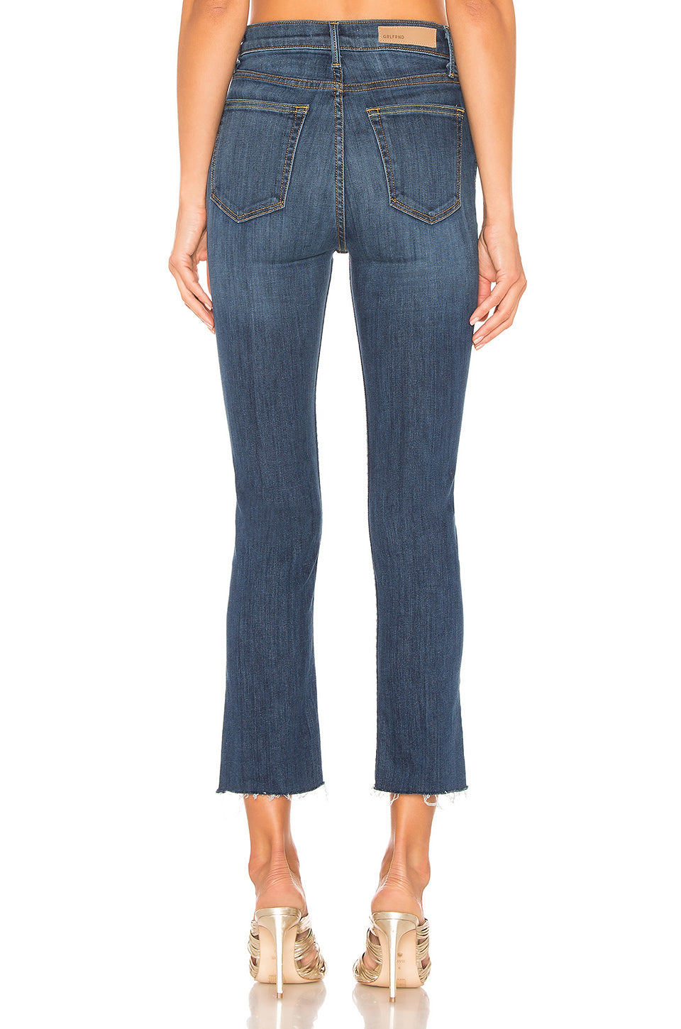 Reed Cropped Jeans - Night Light by Grlfrnd — view 3