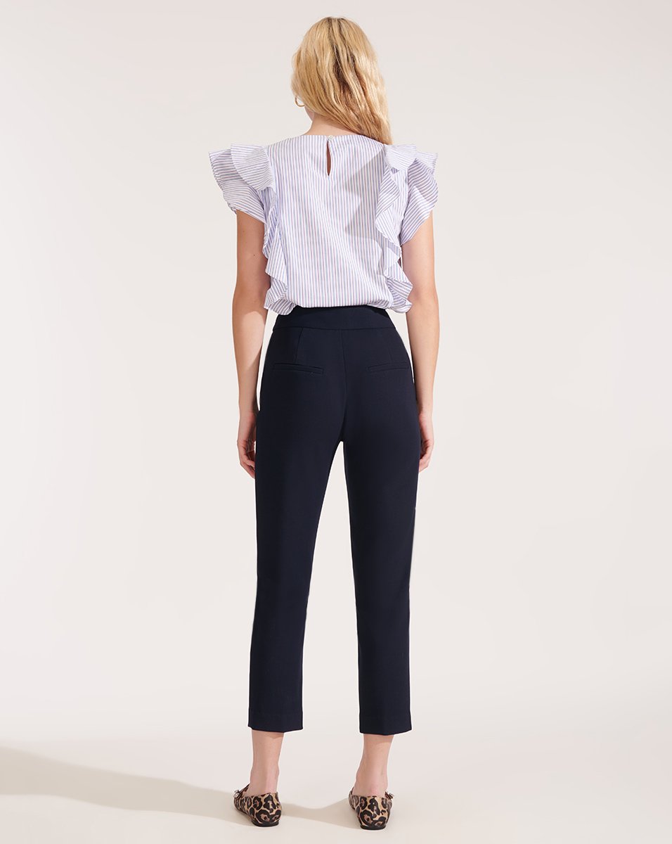 Renzo Pant - Navy by Veronica Beard — view 4