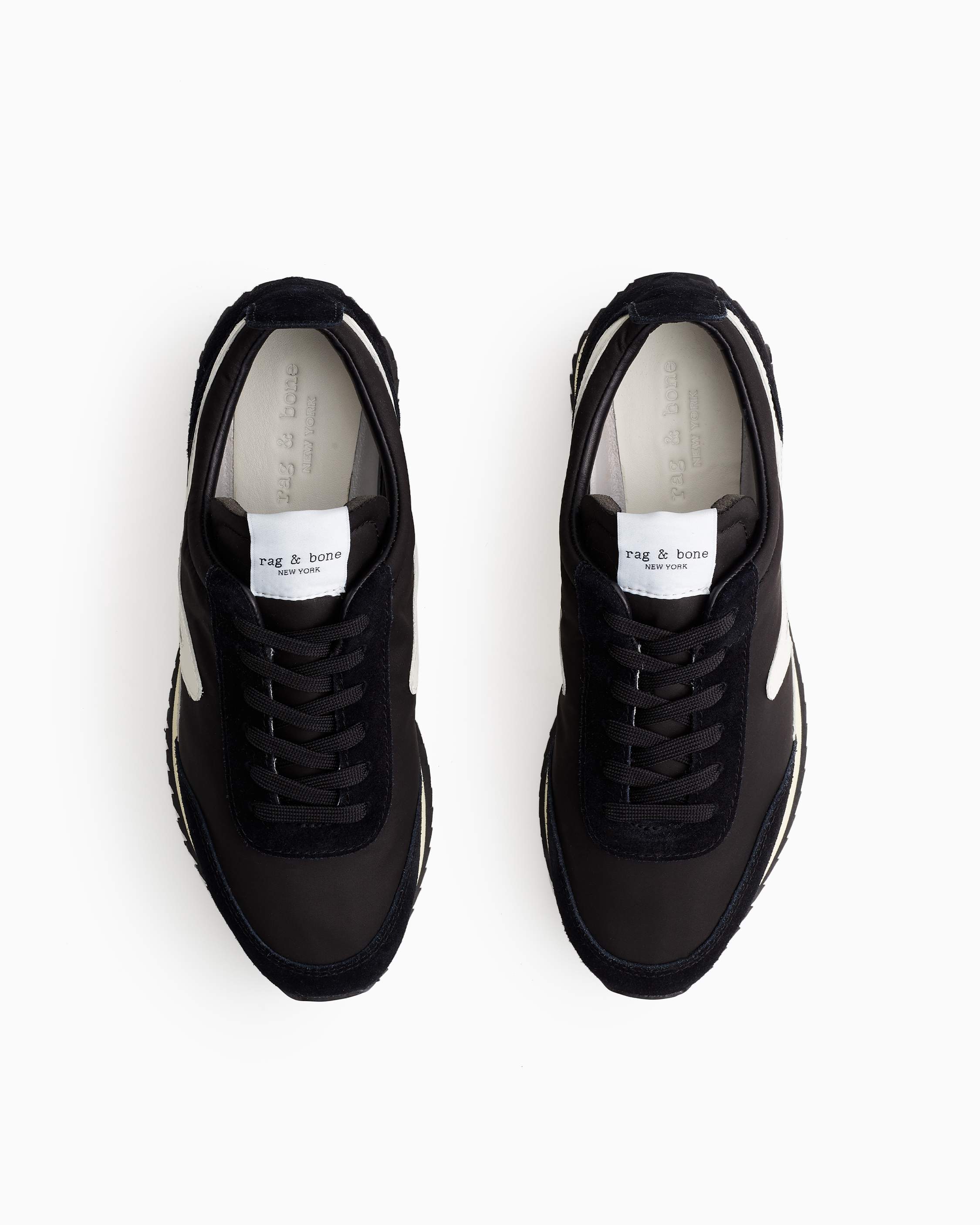 Retro Runner Sneaker - Black by Rag & Bone — view 3