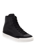 RB Leather High Top Sneakers - Black by Rag & Bone — view 3