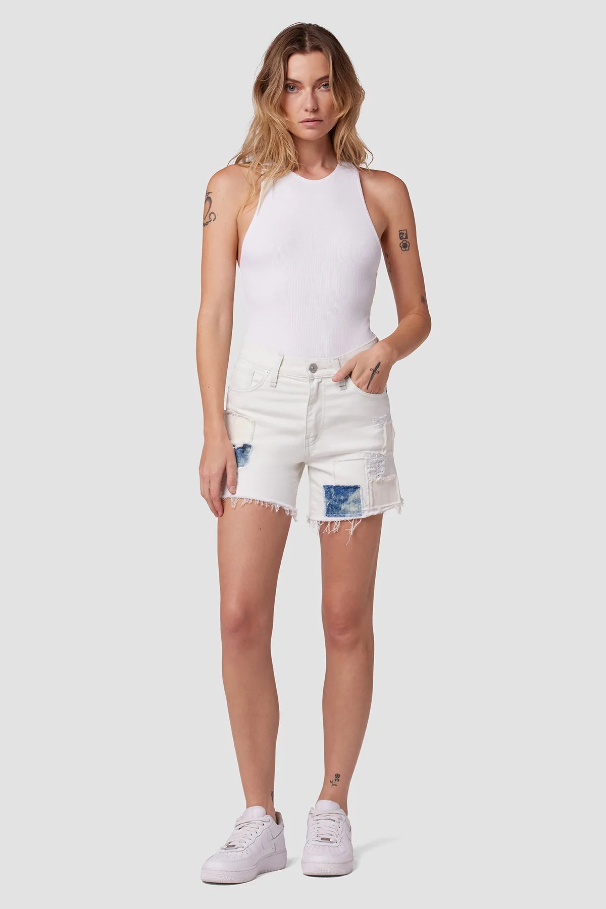 Devon High Rise Boyfriend Shorts - Rip & Repair Men by Hudson | 25 South Boutiques