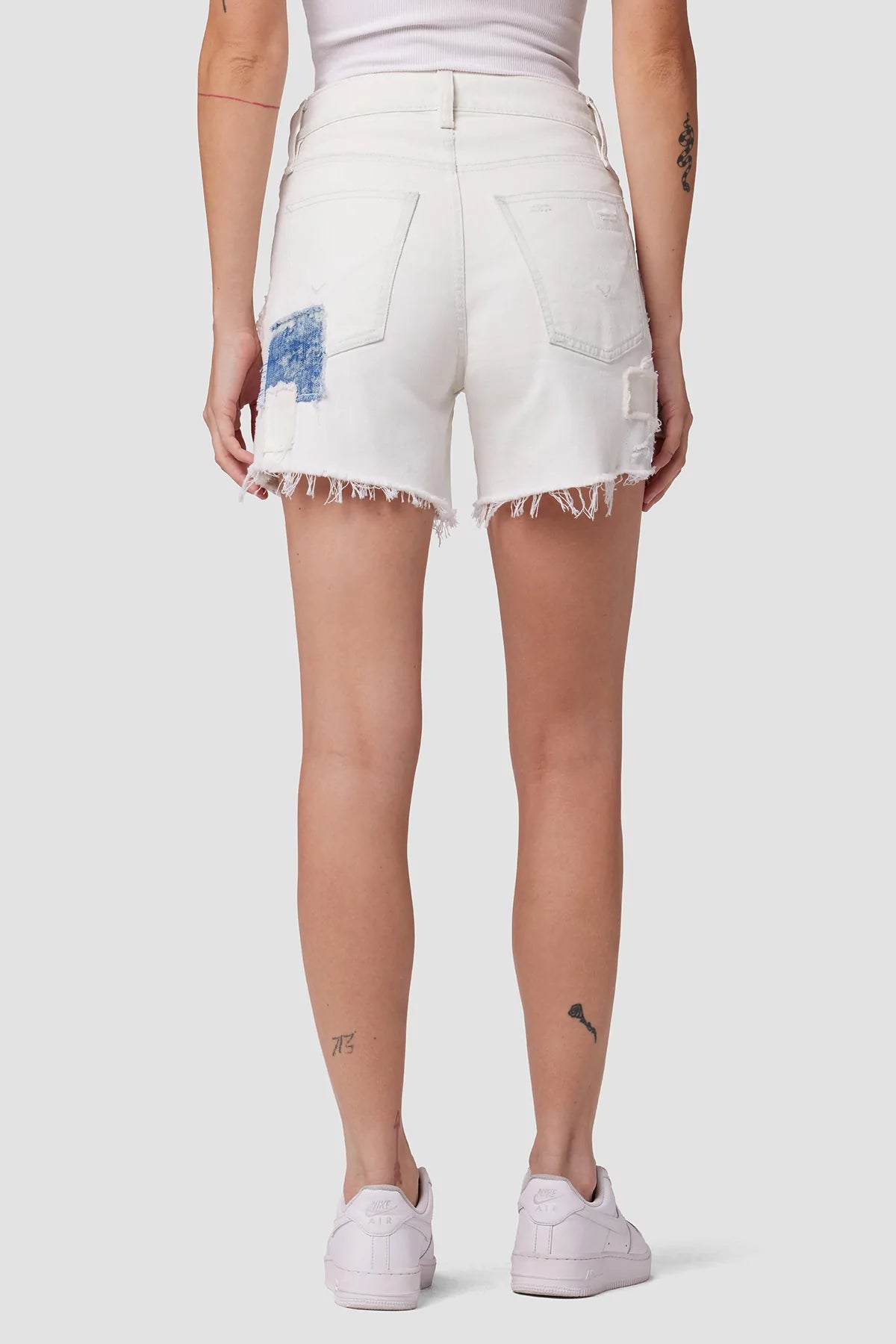 Devon High Rise Boyfriend Shorts - Rip & Repair Men by Hudson — view 6