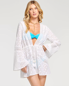 Simona Eyelet Coverup Dress - White by Ramy Brook | 25 South Boutiques