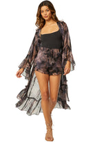 Cruz Robe - San Miguel Palm Chiffon by Misa — view 4