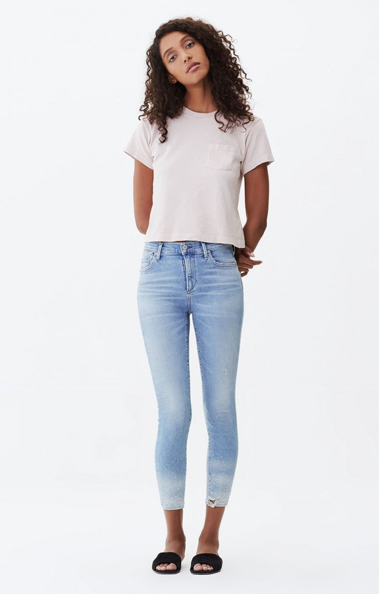 Rocket Crop High Rise Skinny - Waterfall by Citizens of Humanity | 25 South Boutiques