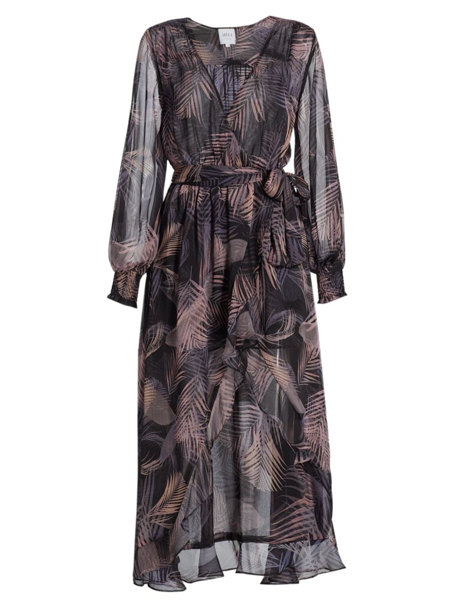 Rocky Dress - San Miguel Palm Chiffon by Misa — view 3