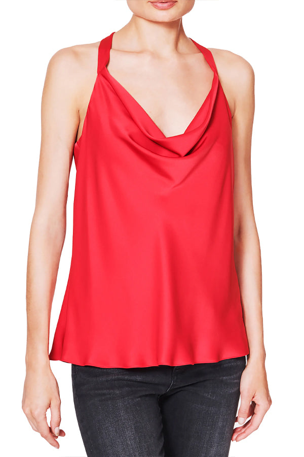 Victoria Cowl Neck Top - Rouge by Ramy Brook | 25 South Boutiques