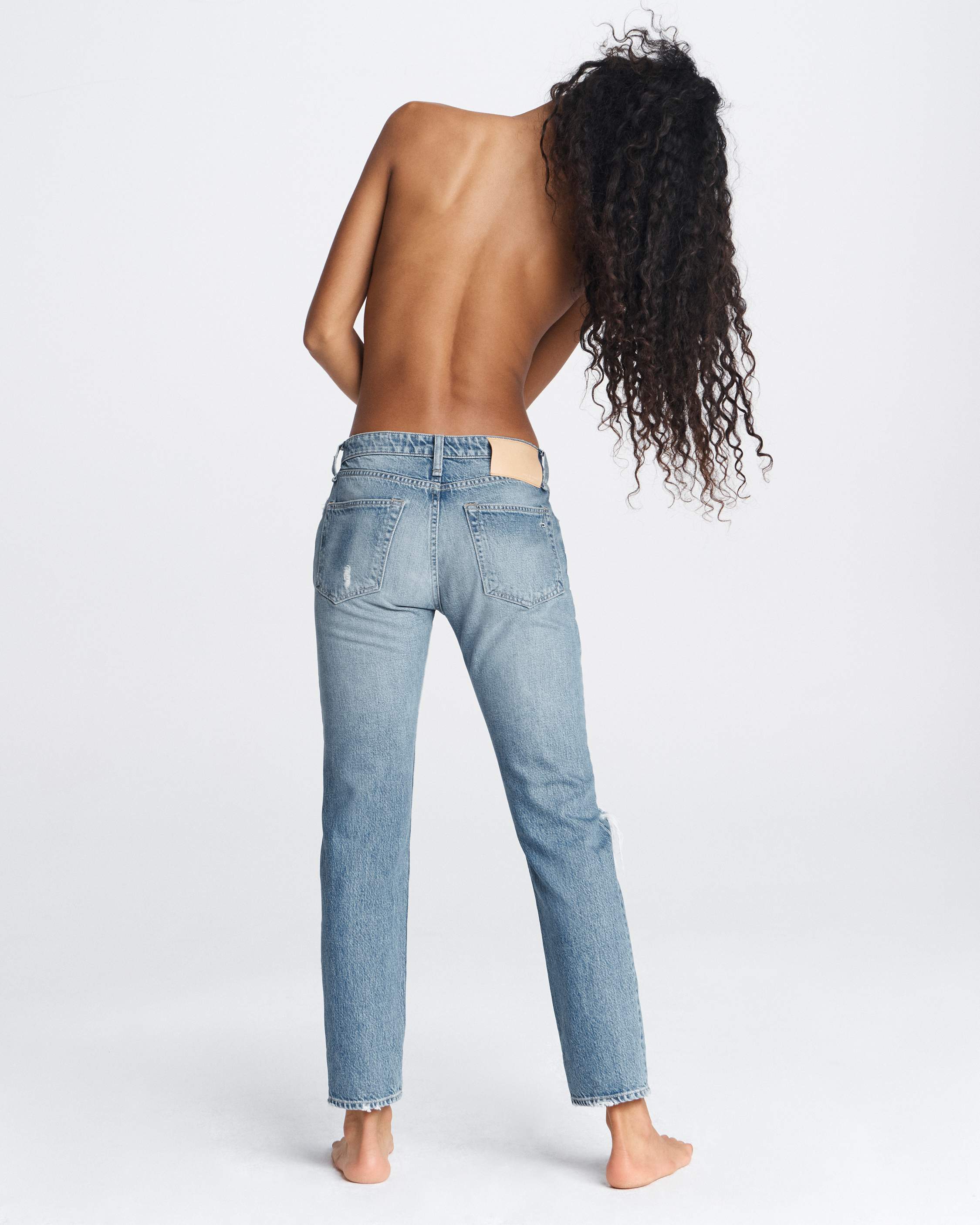 Rosa Mid Rise Boyfriend - Bristol by Rag & Bone — view 3